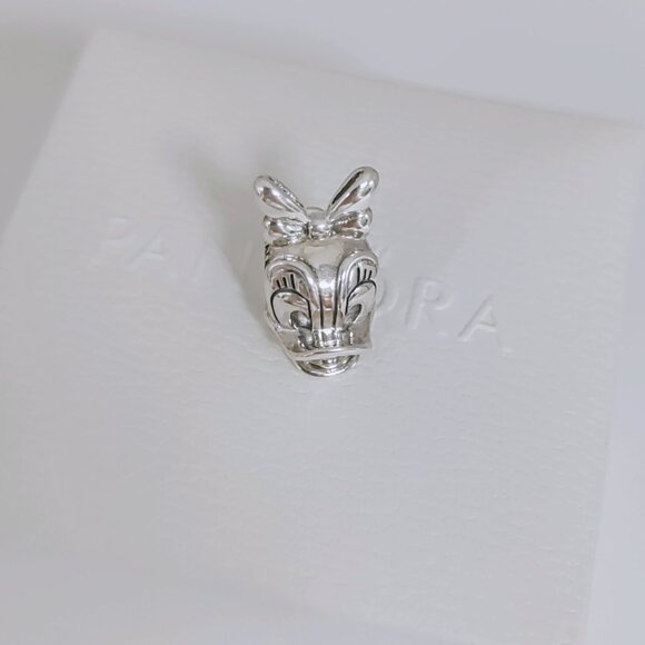 Pandora Daisy Duck Portrait Charm S925 Sterling Silver with box - Picture 2 of 7